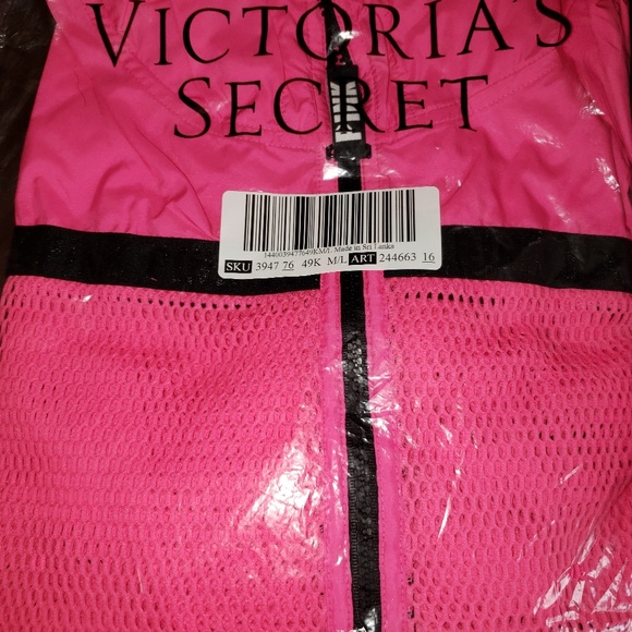 💕 VS PINK FULL ZIP CAMPUS MESH ANORAK - Picture 5 of 5